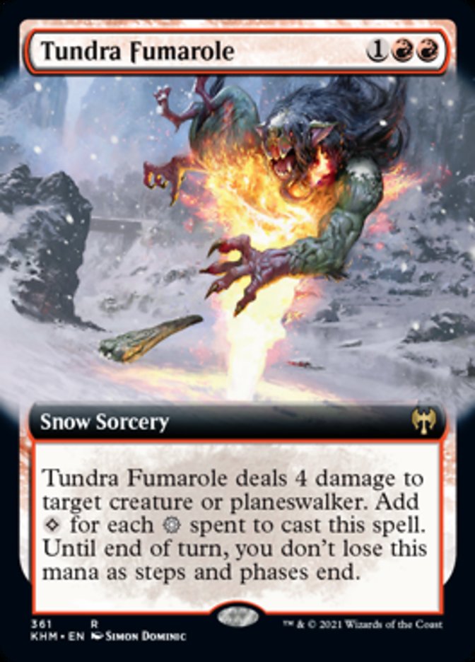 Tundra Fumarole (Extended Art) [Kaldheim] | Exor Games Summserside