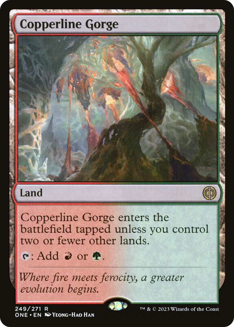 Copperline Gorge [Phyrexia: All Will Be One] | Exor Games Summserside