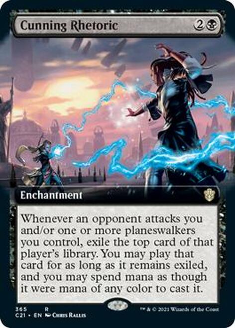 Cunning Rhetoric (Extended) [Commander 2021] | Exor Games Summserside