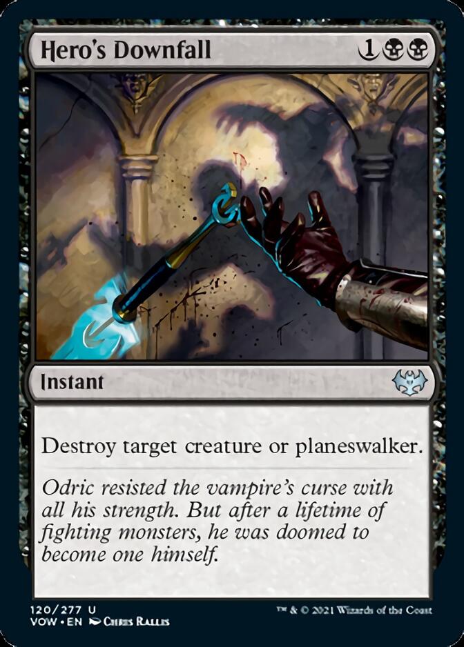 Hero's Downfall [Innistrad: Crimson Vow] | Exor Games Summserside
