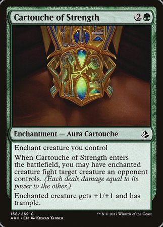 Cartouche of Strength [Amonkhet] | Exor Games Summserside