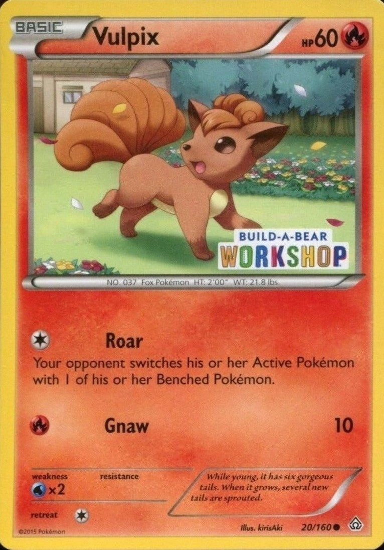 Vulpix (20/160) (Build A Bear Workshop Exclusive) [XY: Primal Clash] | Exor Games Summserside