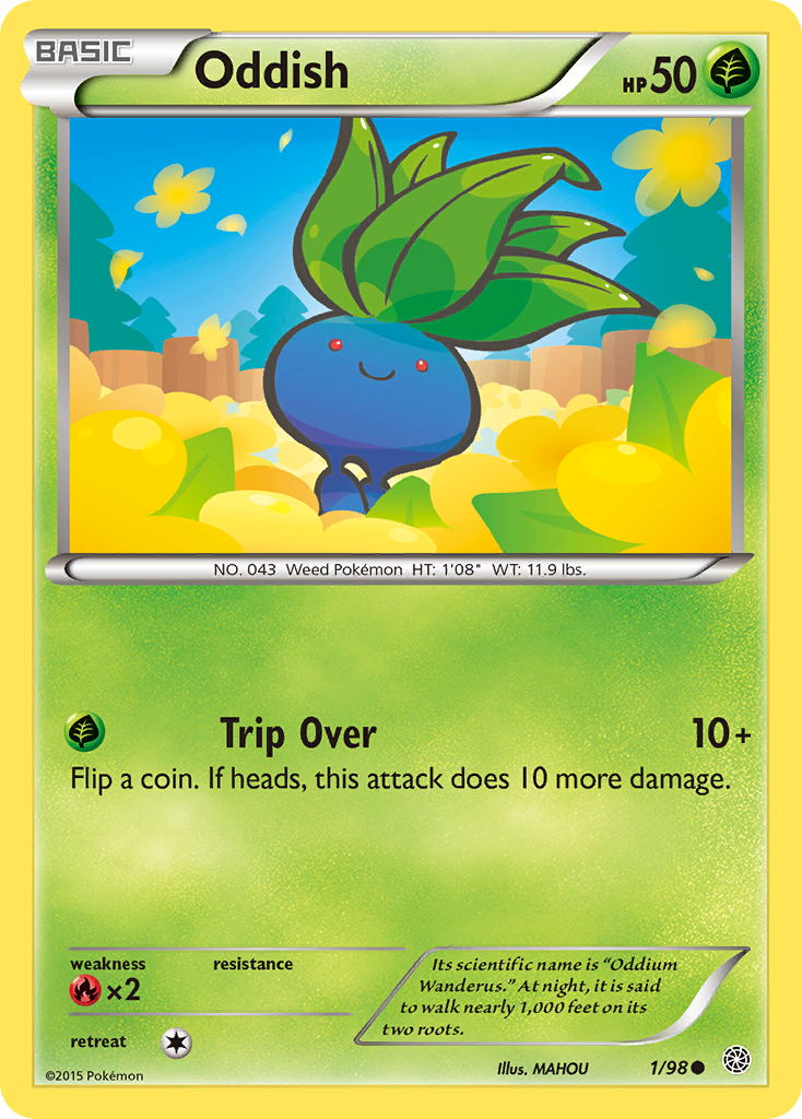 Oddish (1/98) [XY: Ancient Origins] | Exor Games Summserside