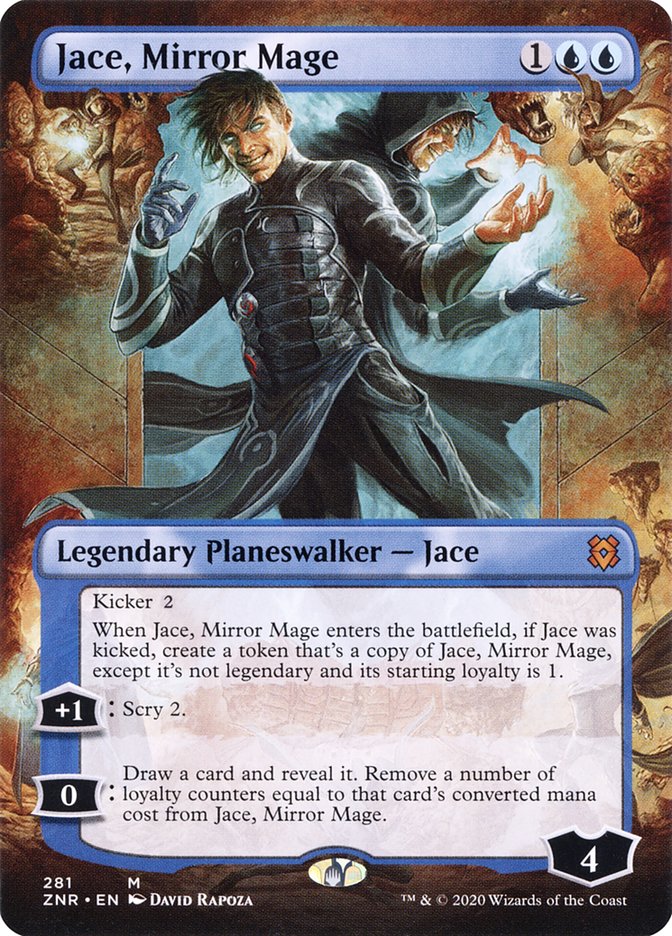 Jace, Mirror Mage (Borderless) [Zendikar Rising] | Exor Games Summserside