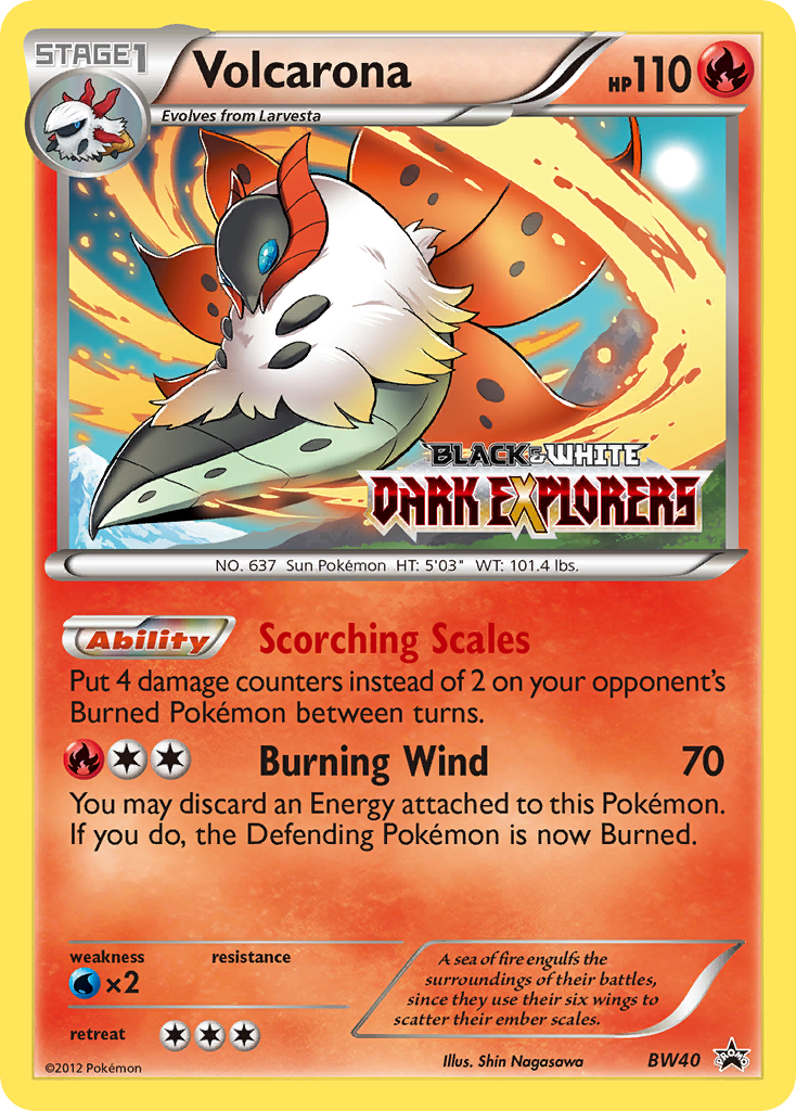 Volcarona (BW40) [Black & White: Black Star Promos] | Exor Games Summserside