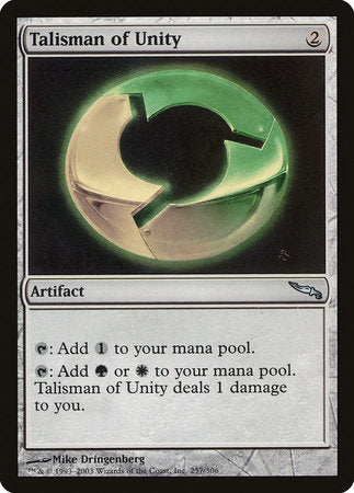 Talisman of Unity [Mirrodin] | Exor Games Summserside