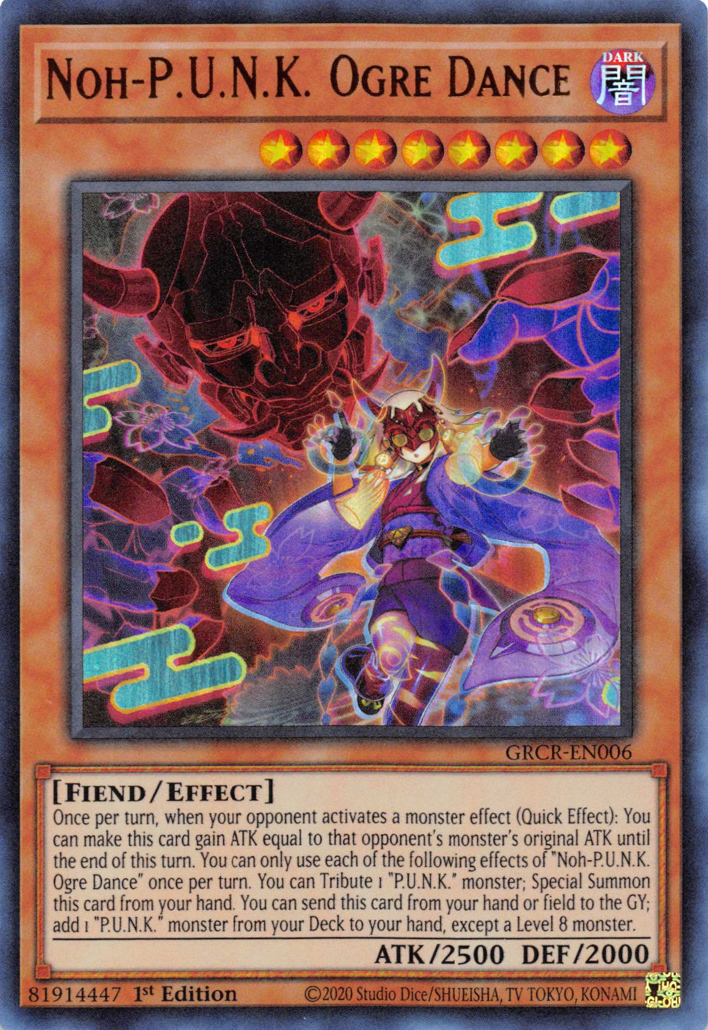 Noh-P.U.N.K. Ogre Dance [GRCR-EN006] Ultra Rare | Exor Games Summserside