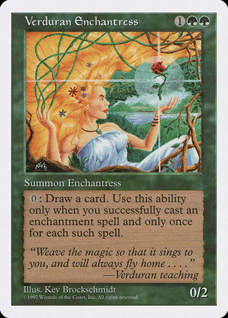 Verduran Enchantress [Fifth Edition] | Exor Games Summserside