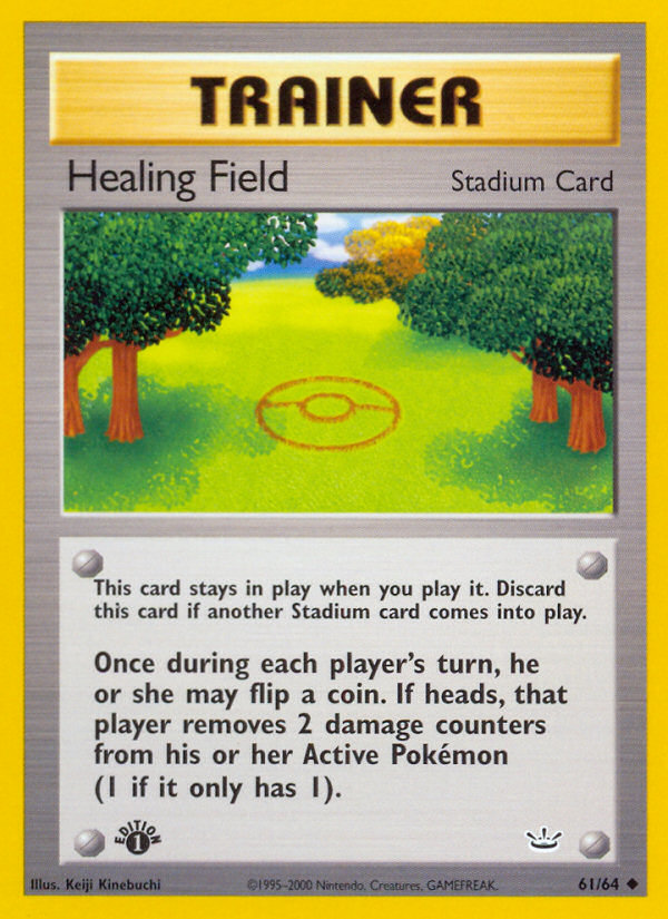 Healing Field (61/64) [Neo Revelation 1st Edition] | Exor Games Summserside