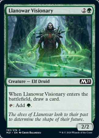Llanowar Visionary [Core Set 2021] | Exor Games Summserside