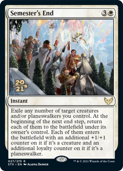 Semester's End [Strixhaven: School of Mages Prerelease Promos] | Exor Games Summserside