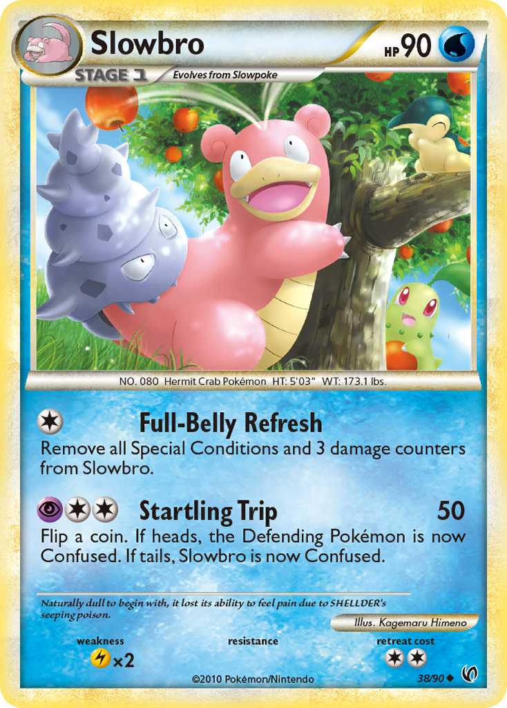 Slowbro (38/90) [HeartGold & SoulSilver: Undaunted] | Exor Games Summserside