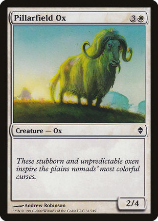 Pillarfield Ox [Zendikar] | Exor Games Summserside