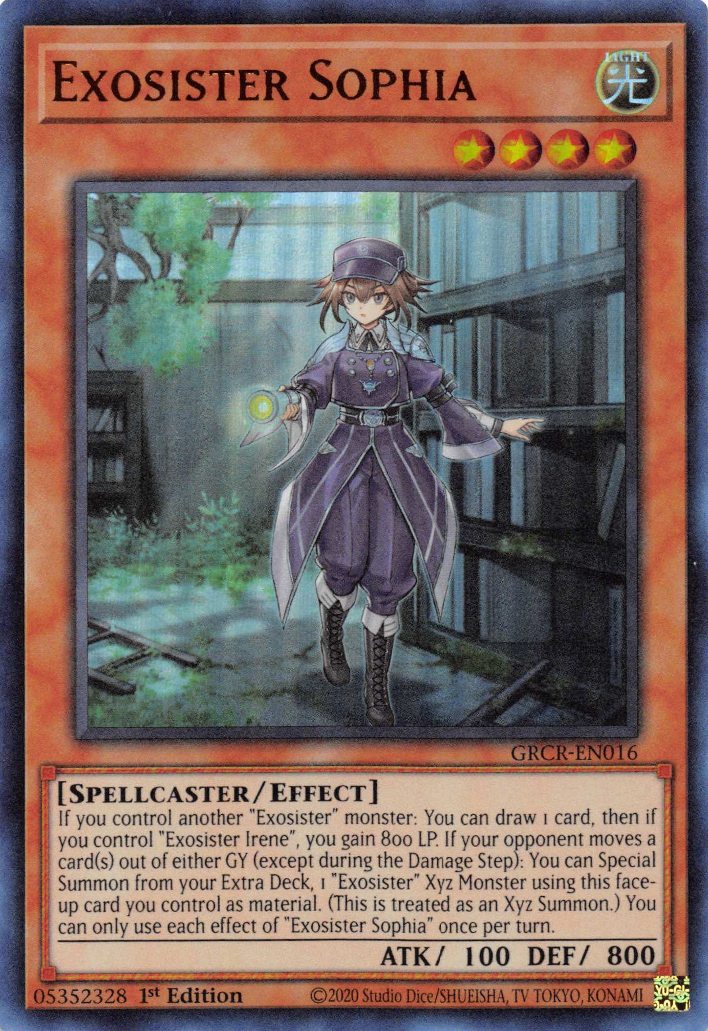 Exosister Sophia [GRCR-EN016] Ultra Rare | Exor Games Summserside