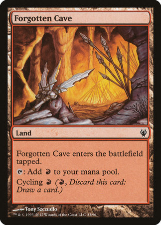 Forgotten Cave [Duel Decks: Izzet vs. Golgari] | Exor Games Summserside