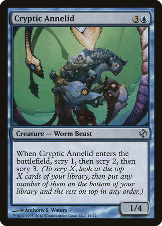 Cryptic Annelid [Duel Decks: Venser vs. Koth] | Exor Games Summserside