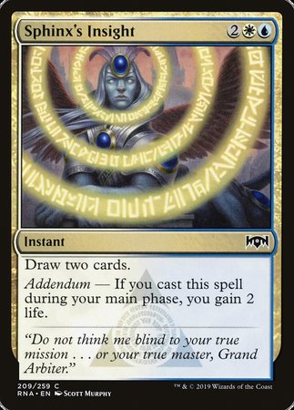 Sphinx's Insight [Ravnica Allegiance] | Exor Games Summserside