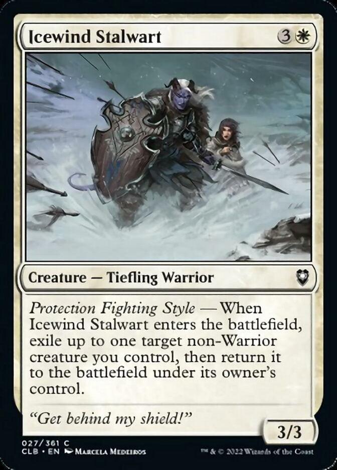 Icewind Stalwart [Commander Legends: Battle for Baldur's Gate] | Exor Games Summserside