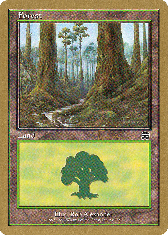 Forest (jt349) (Jan Tomcani) [World Championship Decks 2001] | Exor Games Summserside