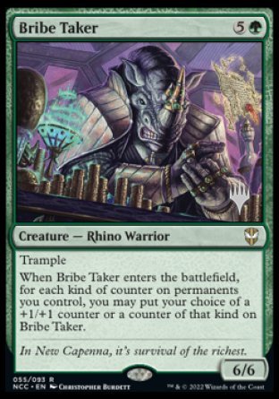 Bribe Taker (Promo Pack) [Streets of New Capenna Commander Promos] | Exor Games Summserside