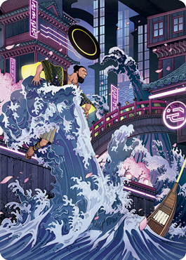 Invoke Despair Art Card [Kamigawa: Neon Dynasty Art Series] | Exor Games Summserside