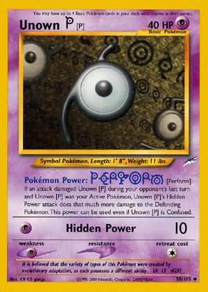 Unown [P] (58/105) [Neo Destiny Unlimited] | Exor Games Summserside