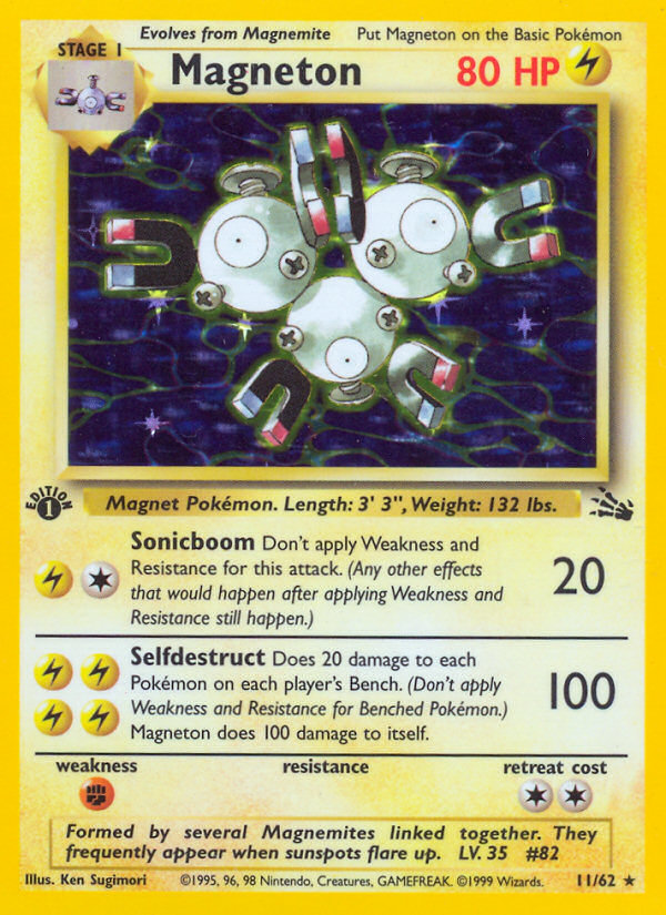 Magneton (11/62) [Fossil 1st Edition] | Exor Games Summserside