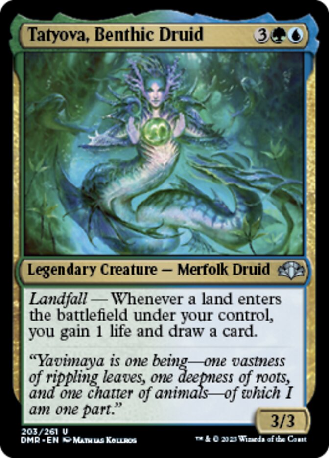 Tatyova, Benthic Druid [Dominaria Remastered] | Exor Games Summserside