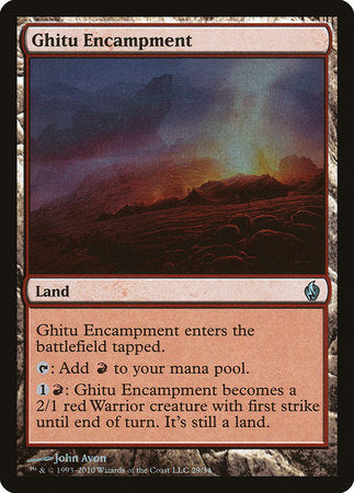 Ghitu Encampment [Premium Deck Series: Fire and Lightning] | Exor Games Summserside