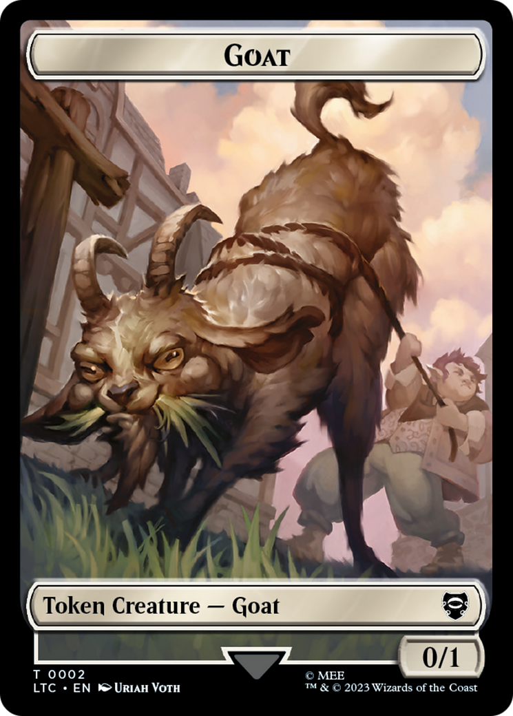 Bird // Goat Token [The Lord of the Rings: Tales of Middle-Earth Commander Tokens] | Exor Games Summserside