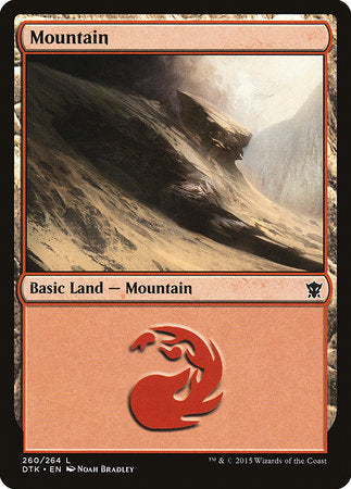 Mountain (260) [Dragons of Tarkir] | Exor Games Summserside