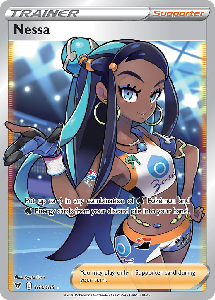 Nessa (183/185) [Sword & Shield: Vivid Voltage] | Exor Games Summserside