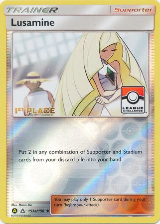 Lusamine (153a/156) (League Challenge Alt Art 1st Place) [Sun & Moon: Ultra Prism] | Exor Games Summserside