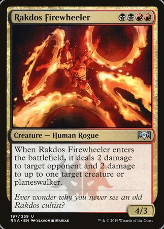 Rakdos Firewheeler [Ravnica Allegiance] | Exor Games Summserside
