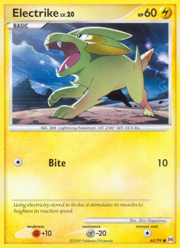 Electrike (63/99) [Platinum: Arceus] | Exor Games Summserside