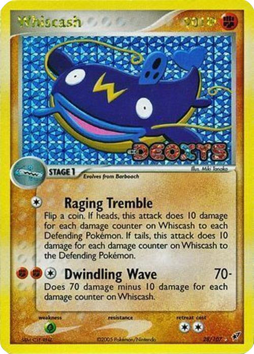 Whiscash (28/107) (Stamped) [EX: Deoxys] | Exor Games Summserside