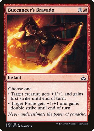 Buccaneer's Bravado [Rivals of Ixalan] | Exor Games Summserside