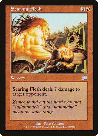 Searing Flesh [Onslaught] | Exor Games Summserside