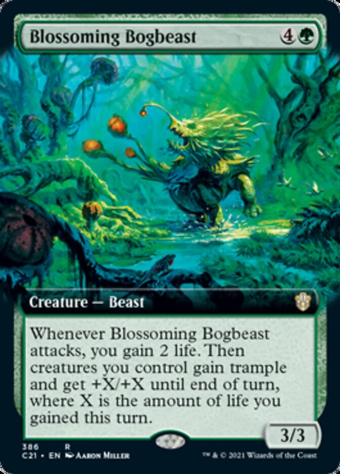 Blossoming Bogbeast (Extended) [Commander 2021] | Exor Games Summserside