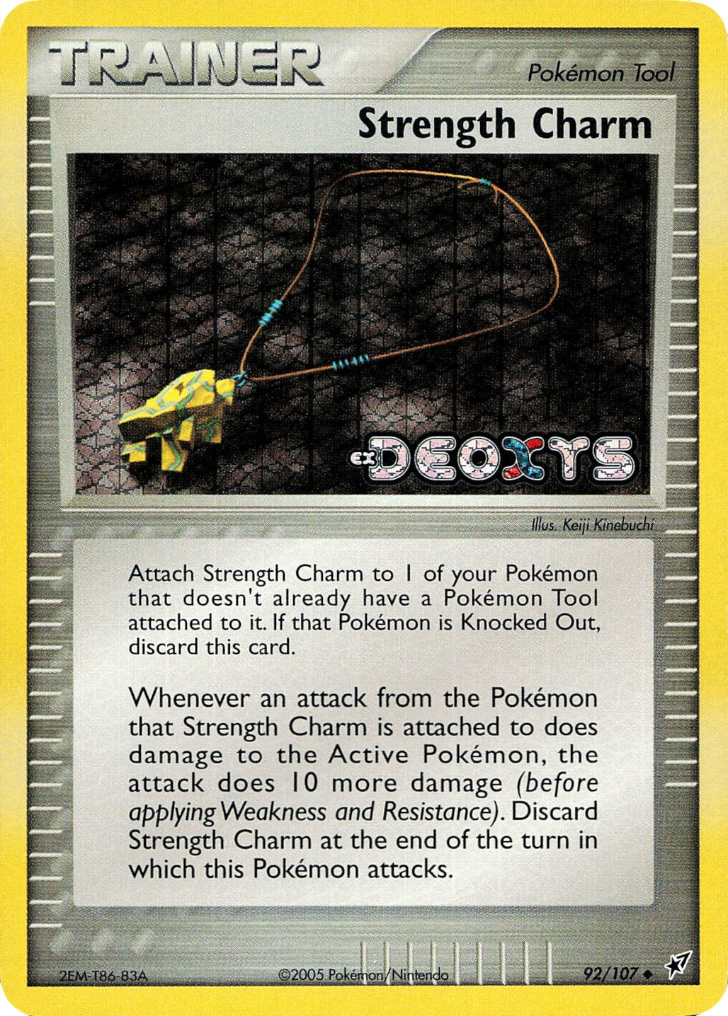 Strength Charm (92/107) (Stamped) [EX: Deoxys] | Exor Games Summserside