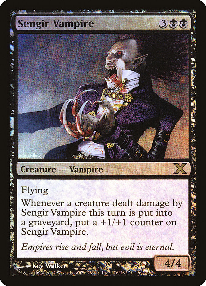 Sengir Vampire (Premium Foil) [Tenth Edition] | Exor Games Summserside