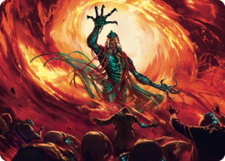 Gix, Yawgmoth Praetor Art Card [The Brothers' War Art Series] | Exor Games Summserside