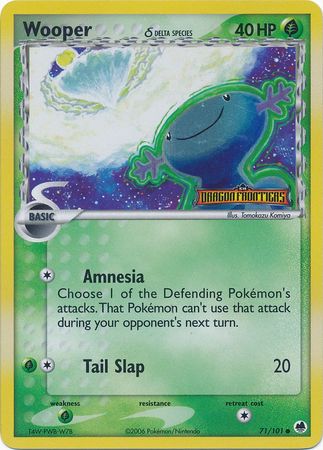 Wooper (71/101) (Delta Species) (Stamped) [EX: Dragon Frontiers] | Exor Games Summserside