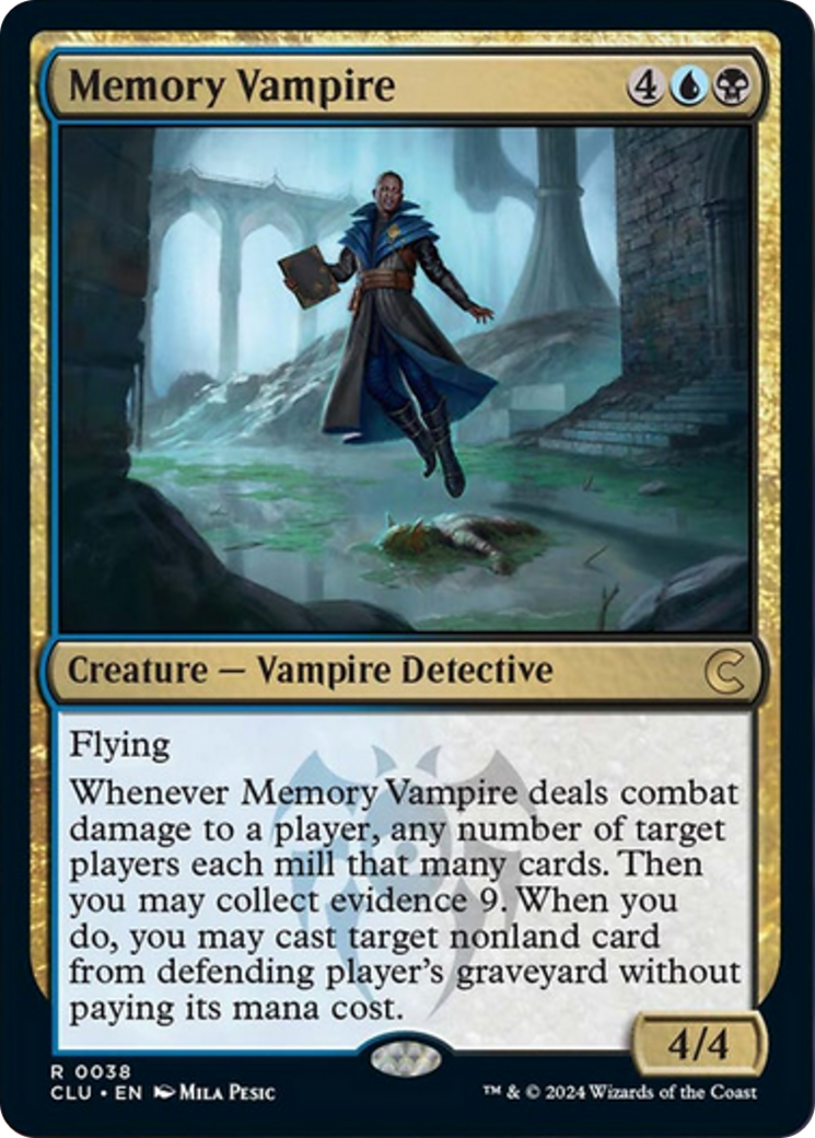 Memory Vampire [Ravnica: Clue Edition] | Exor Games Summserside