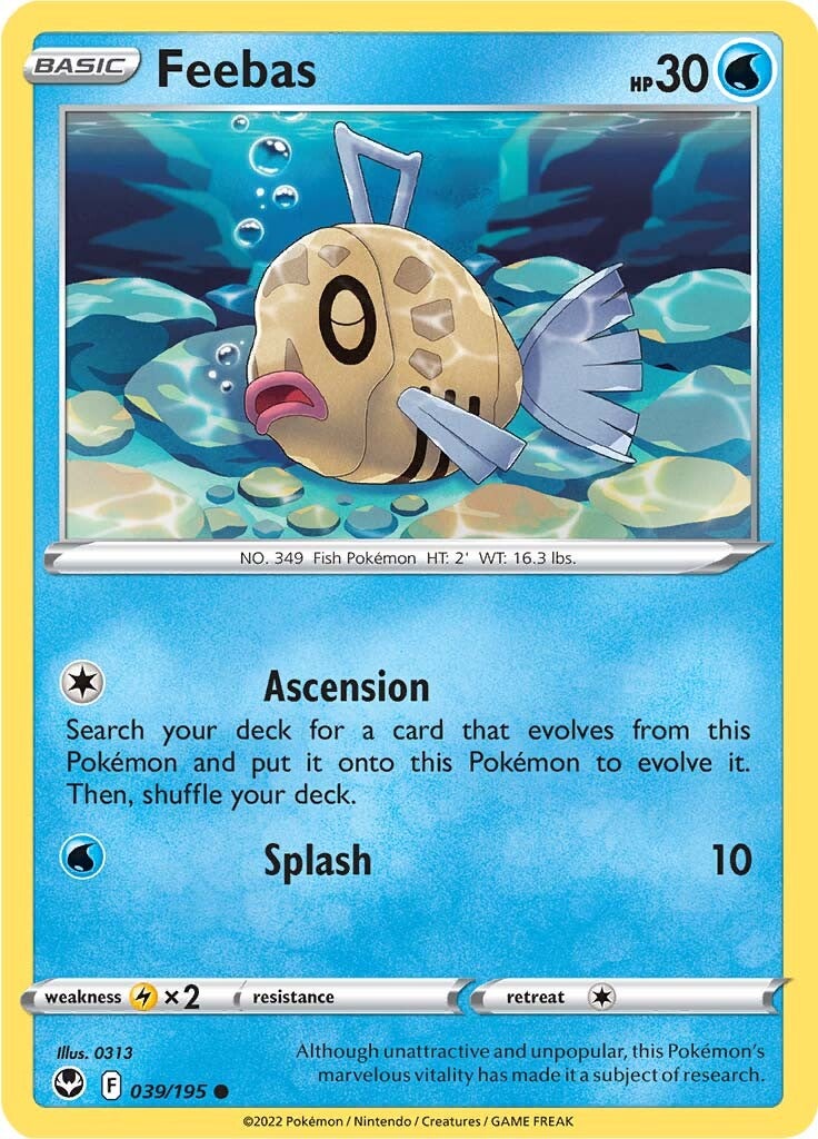 Feebas (039/195) [Sword & Shield: Silver Tempest] | Exor Games Summserside