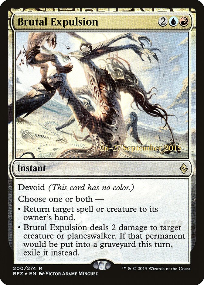 Brutal Expulsion  [Battle for Zendikar Prerelease Promos] | Exor Games Summserside