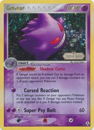 Gengar (5/92) (Stamped) [EX: Legend Maker] | Exor Games Summserside