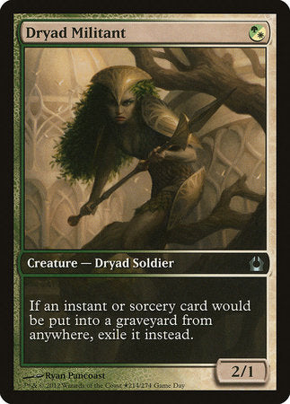 Dryad Militant [Return to Ravnica Promos] | Exor Games Summserside