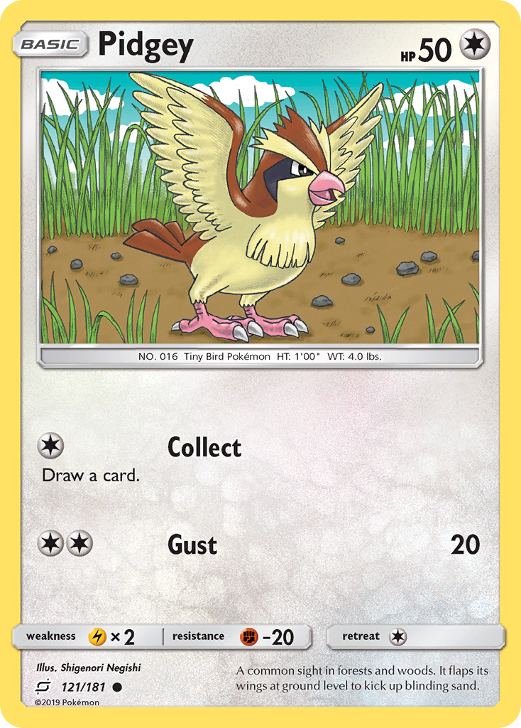 Pidgey (121/181) [Sun & Moon: Team Up] | Exor Games Summserside