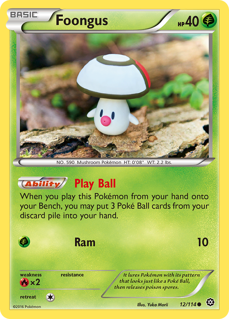 Foongus (12/114) [XY: Steam Siege] | Exor Games Summserside